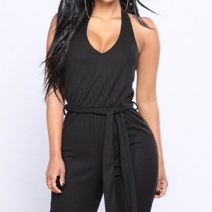 Black Halter jumpsuit